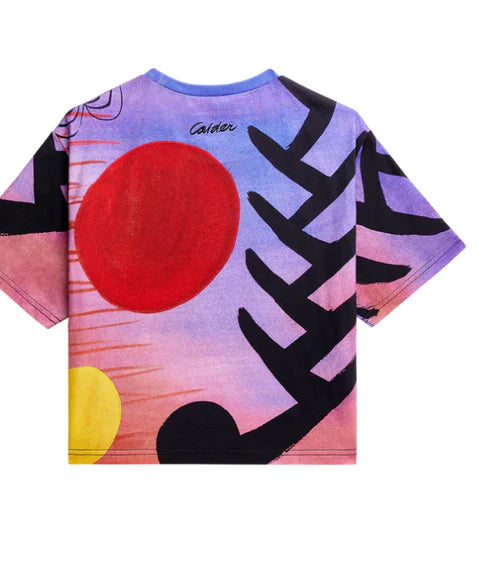 Calder “UNTITLED (1947)” Print Cropped T-Shirt: XS