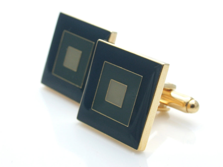 Paradigm Cufflinks Navy/Gold