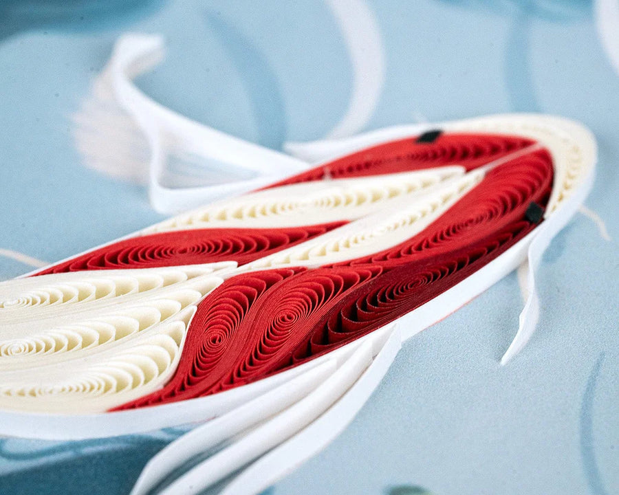 Quilling Card Koi Fish