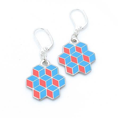 Prism Earrings Turquoise