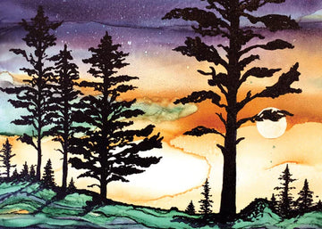 Twilight Silhouette Sympathy Card