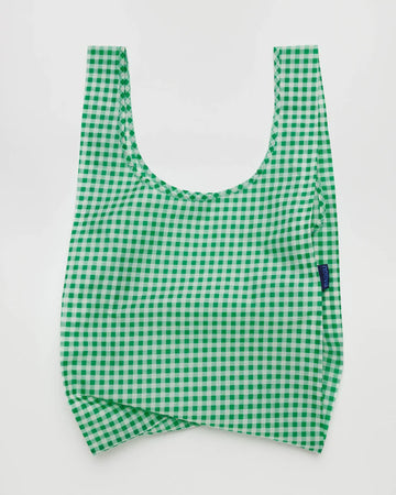 BAGGU Green Gingham