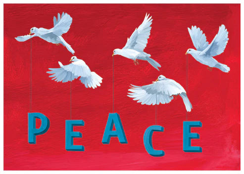 Peace Doves Holiday Cards