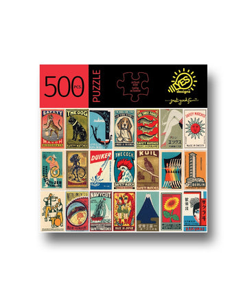 Matchbox Covers Puzzle, 500 Pieces