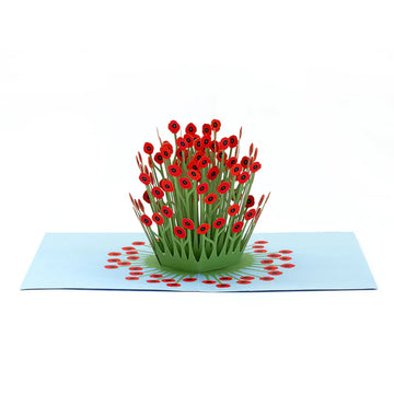 Peter Dahmen - Blooming Poppies Pop Up Card