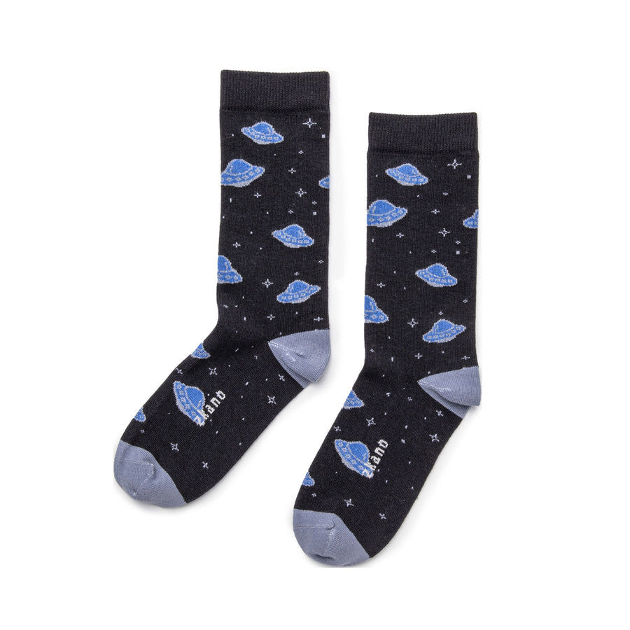 Zkano Beam Me Up Men's Crew Socks Black