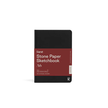 Karst A6 Hardcover Sketchbook: Black