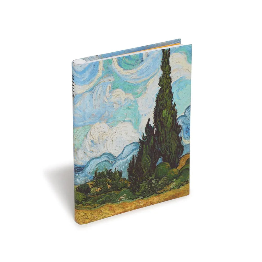 Van Gogh Wheat Field with Cypresses Small Pocket Calendar 2025