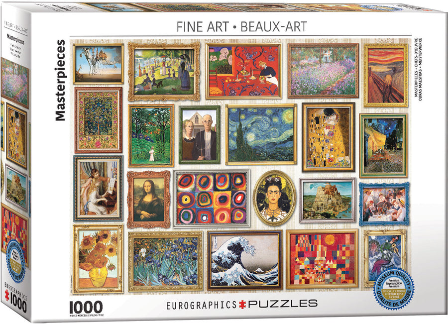 Masterpieces Collage 1000 Piece Puzzle