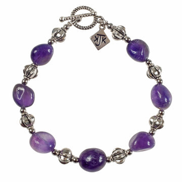 Amethyst Nugget Bracelet