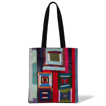Gee's Bend Pettway Quilt Design Tote