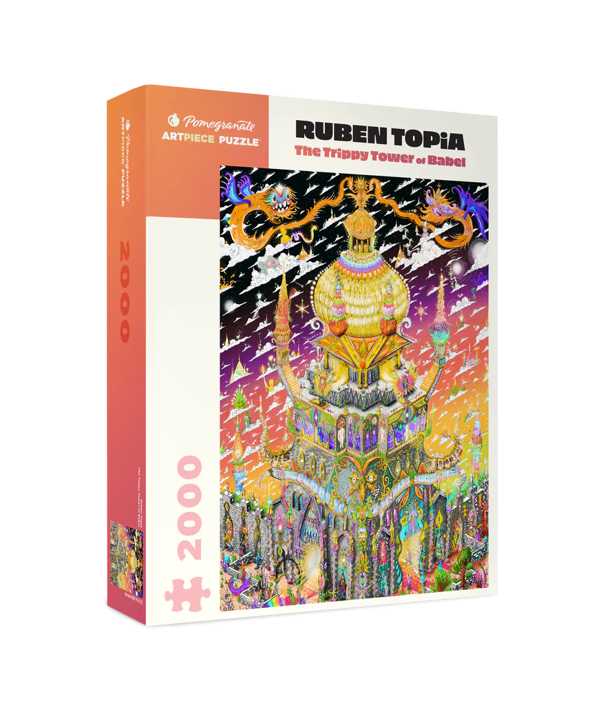 Ruben Topia: The Trippy Tower of Babel 2000-Piece Jigsaw Puzzle