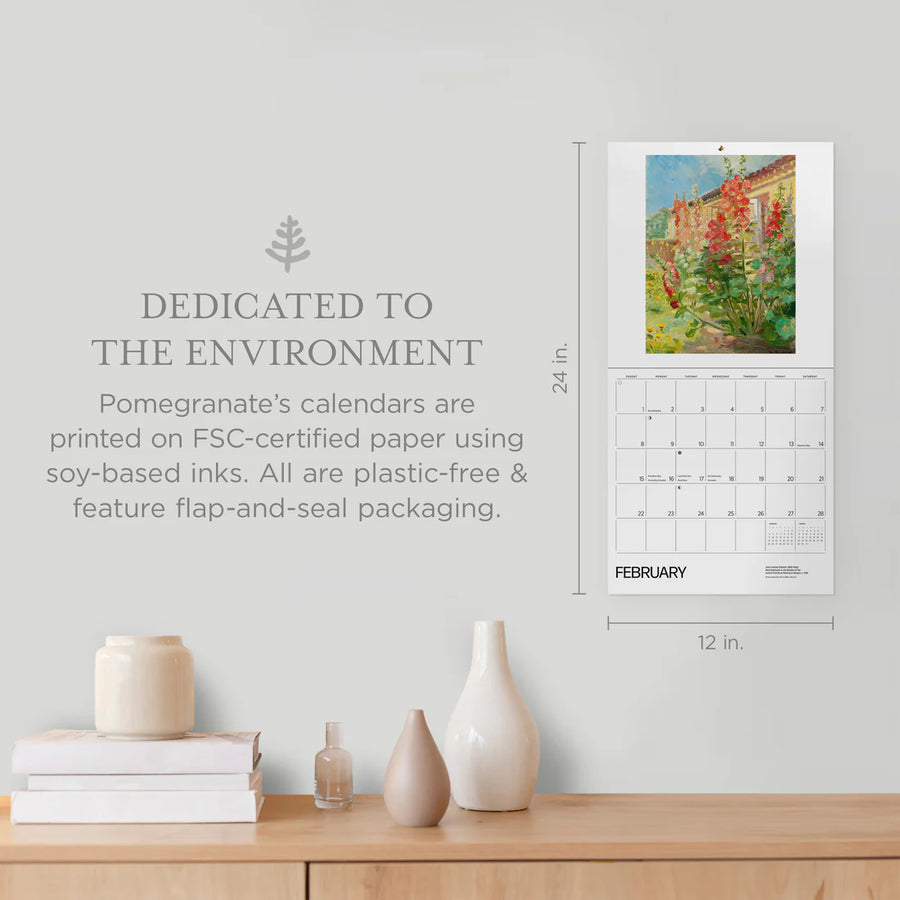 Gardens of the Impressionists 2026 Wall Calendar