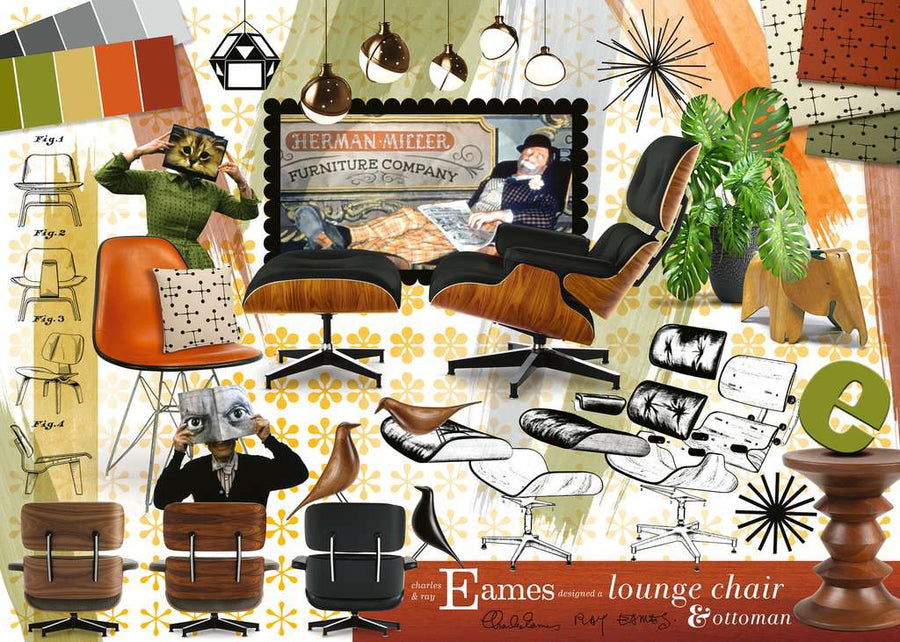 Eames Design Classics 1000 Piece Puzzle