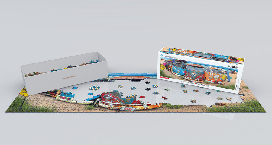 Kombination: VW Bus Panoramic 1000 Piece Puzzle