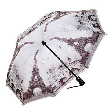Paris Folding Umbrella Reverse Close