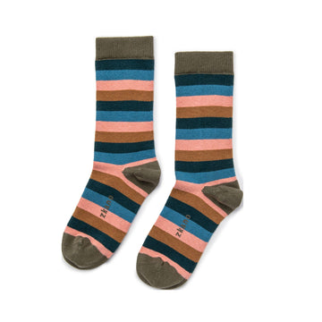 Zkano Women's Crew Socks Charlotte OIivine