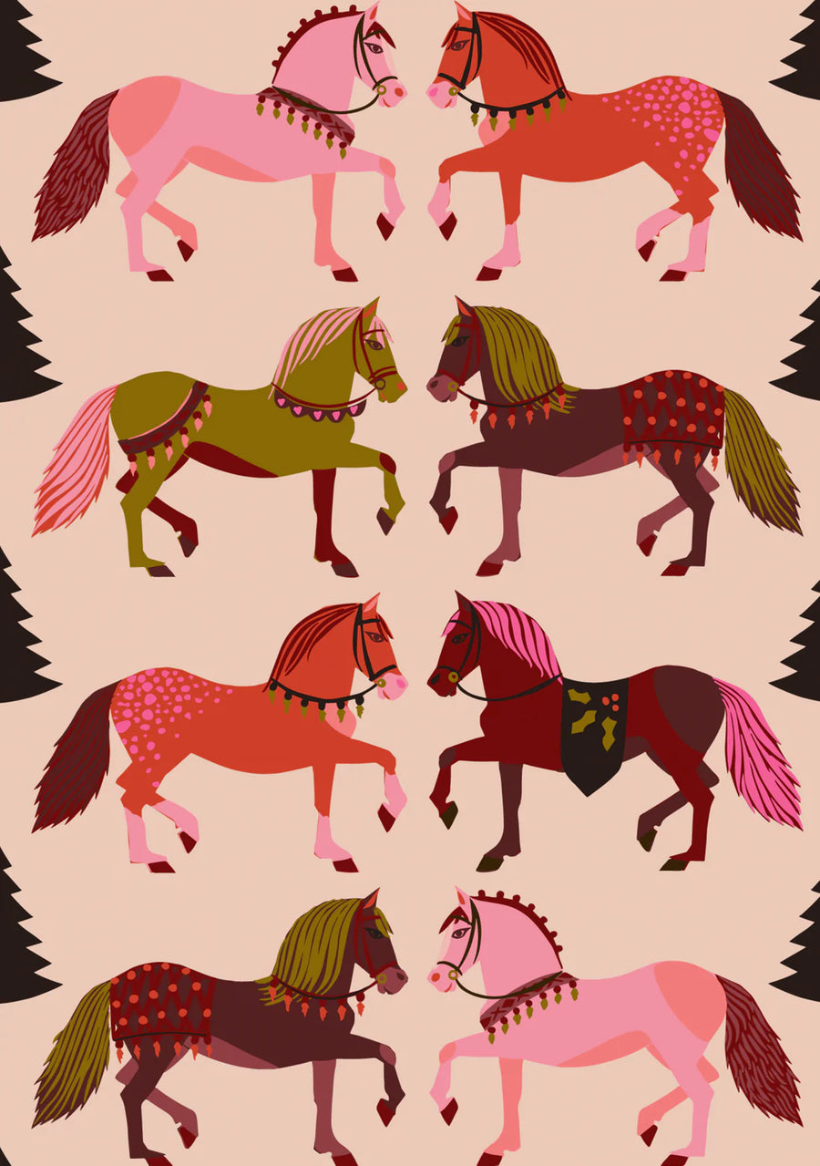 Kate Blairstone: Holiday Horses Holiday Cards