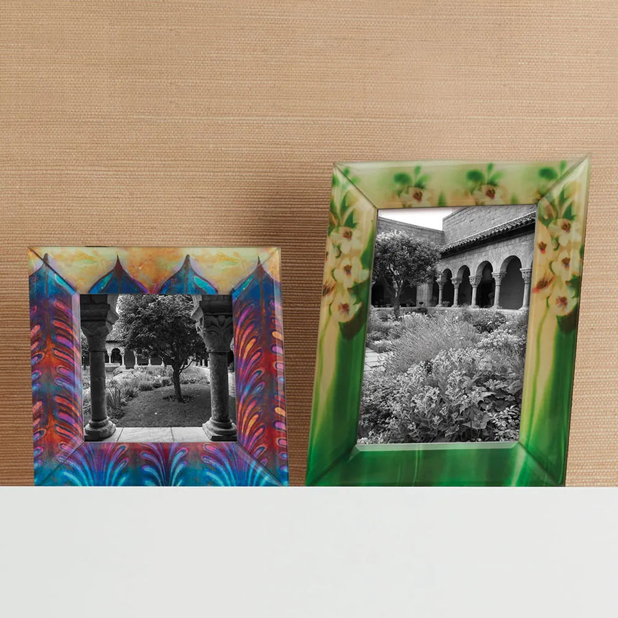 Louis C. Tiffany Gladioli Rectangular Glass Frame