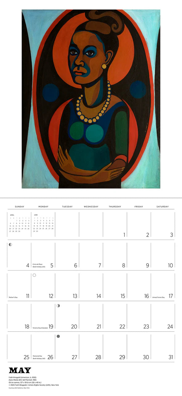 Faith Ringgold 2025 Wall Calendar