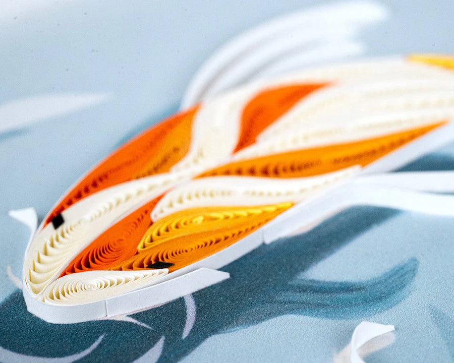 Quilling Card Koi Fish