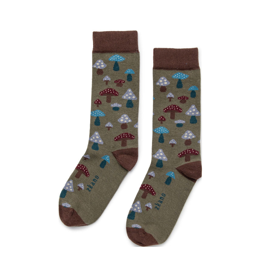 Zkano Forager Men's Crew Socks Oakmoss