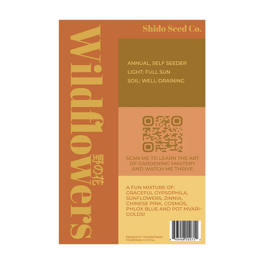 Wildflower Flower Seeds Packet