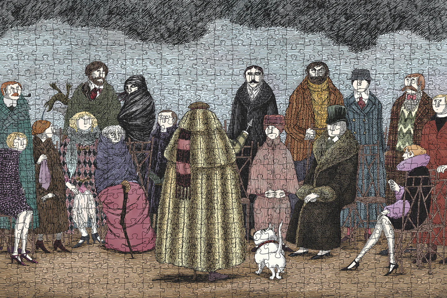 Edward Gorey: The Awdrey-Gore Legacy 500-Piece Jigsaw Puzzle