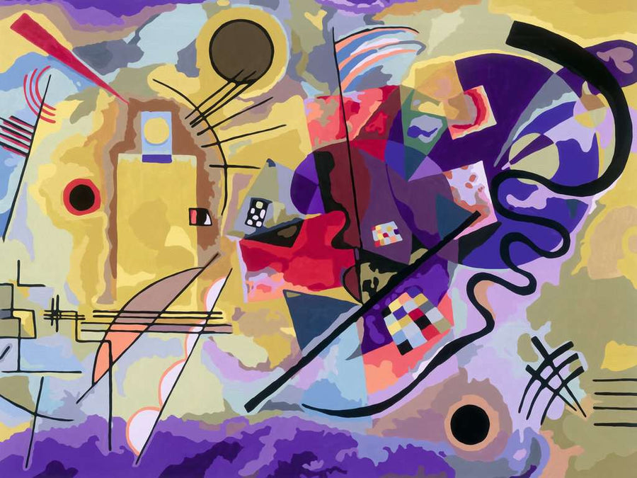 CreArt Painting by Numbers: Kandinsky Yellow-Red-Blue