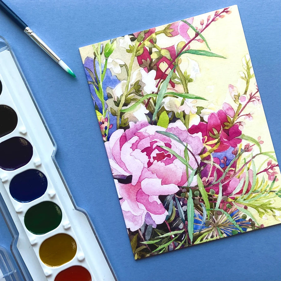 Shelly's Bouquet Notecard