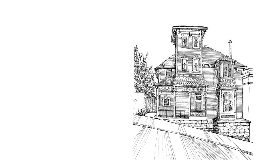 Victorian Buildings of the American West: A Coloring Book