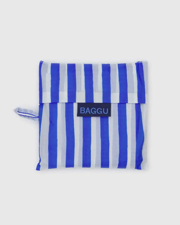 BAGGU Blue Painted Stripe