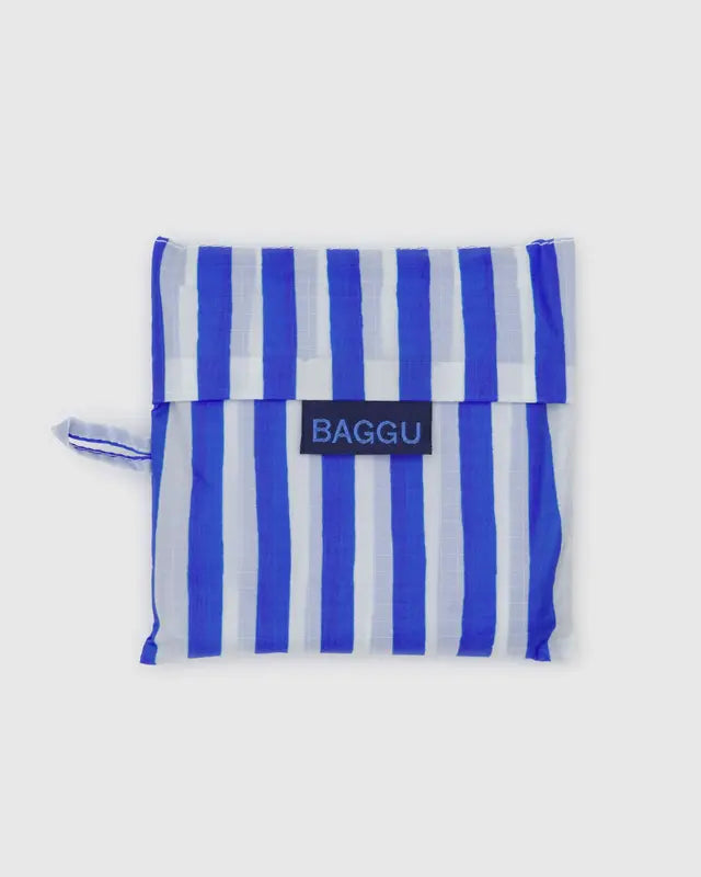 BAGGU Blue Painted Stripe