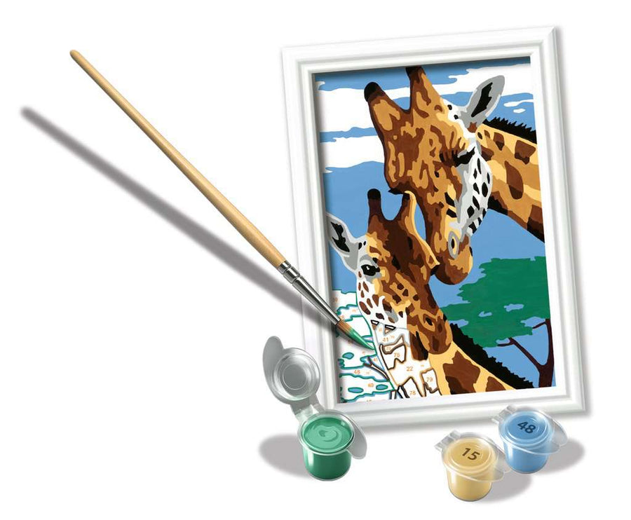 CreArt Painting by Numbers: Cute Giraffes