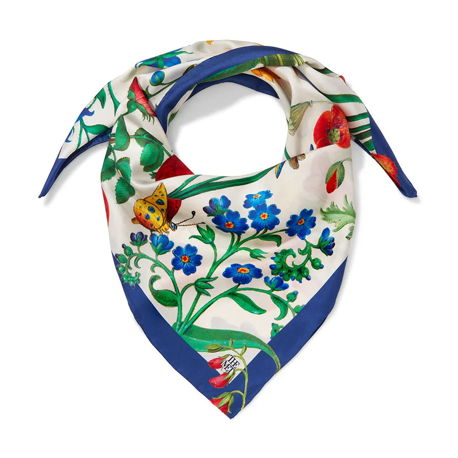 The Met Cloisters Garden Square Silk Scarf