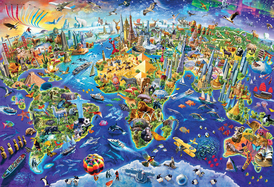 Crazy World 2000 Piece Puzzle