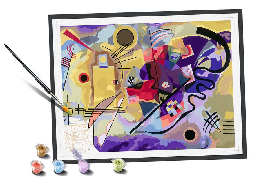 CreArt Painting by Numbers: Kandinsky Yellow-Red-Blue