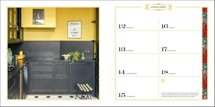 French Country Diary 12-MONTH 2026 Engagement Calendar