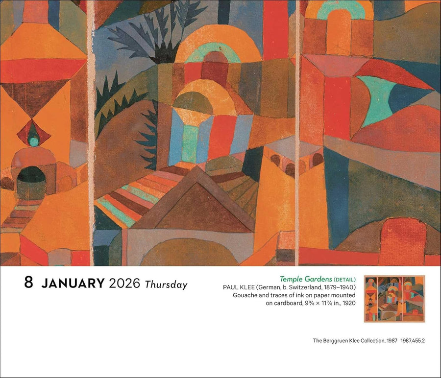 Art: 365 Days of Masterpieces Desk Calendar 2026