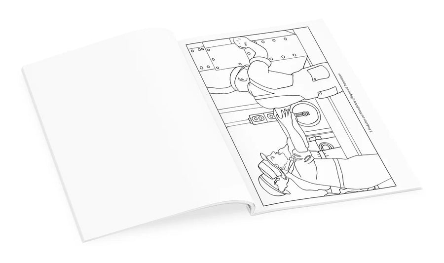 Diego Rivera: The Detroit Industry Murals Coloring Book