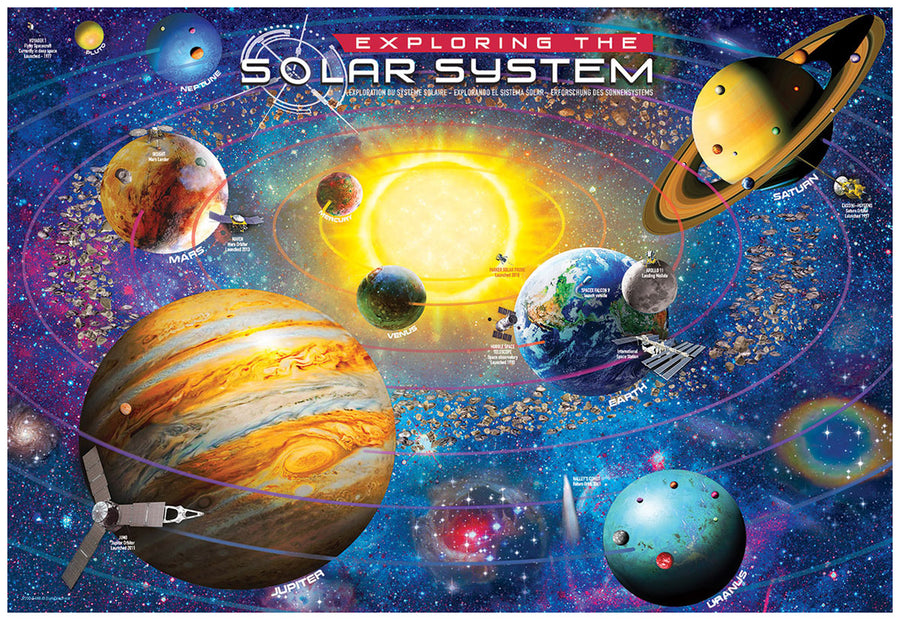 Exploring The Solar System Lunch Bag With 100 Piece Puzzle