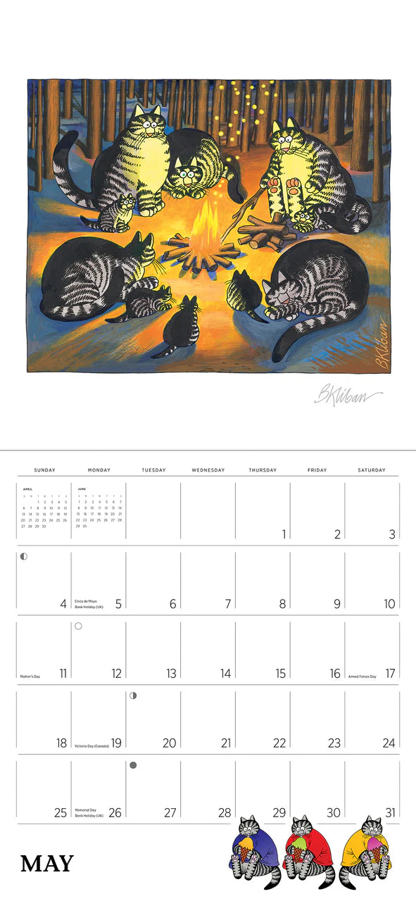 B. Kliban: CatCalendar 2025 Wall Calendar