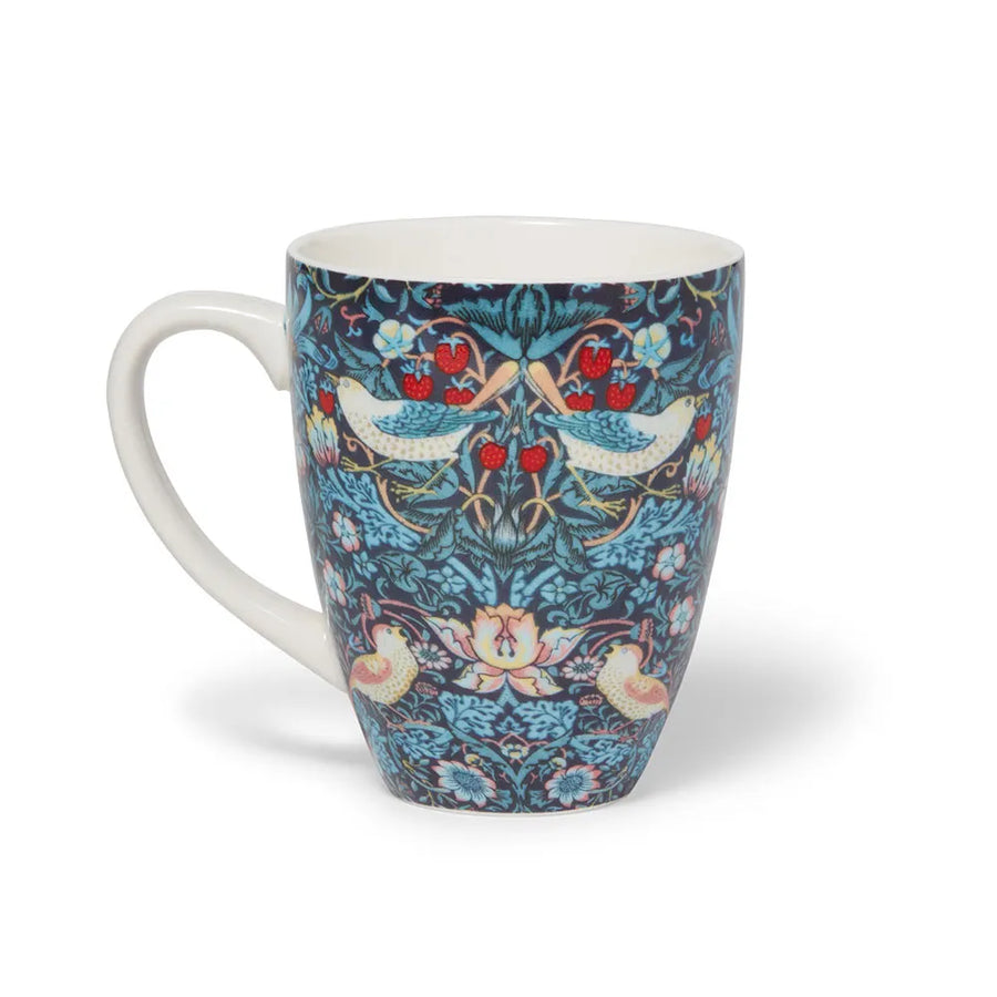 William Morris Strawberry Thief Covered Mug with Tea Infuser