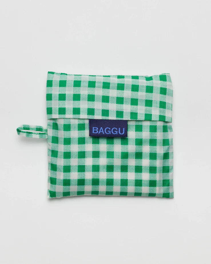 BAGGU Green Gingham