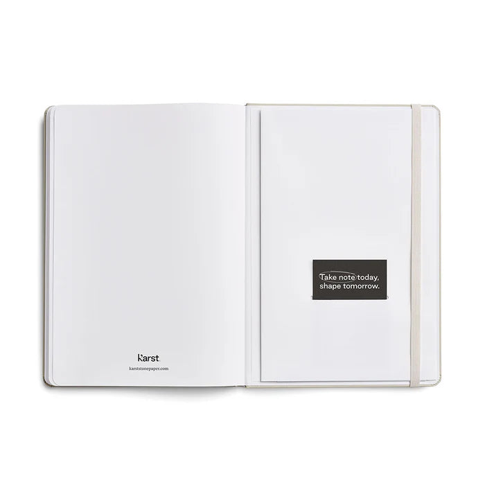 Karst A5 Hardcover Notebook Dotted - Stone