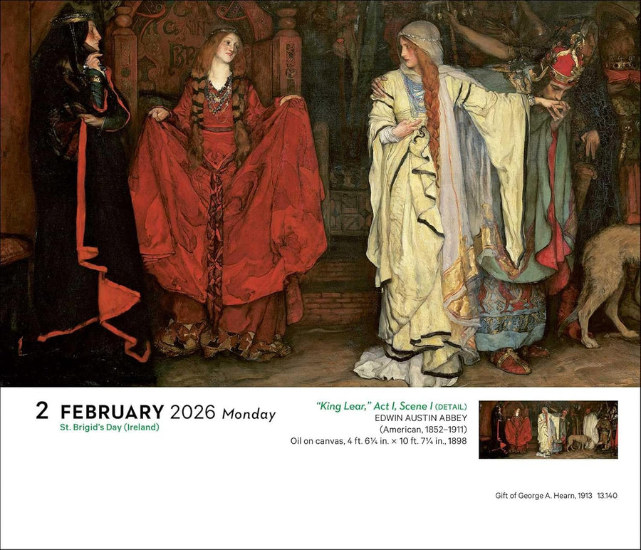 Art: 365 Days of Masterpieces Desk Calendar 2026