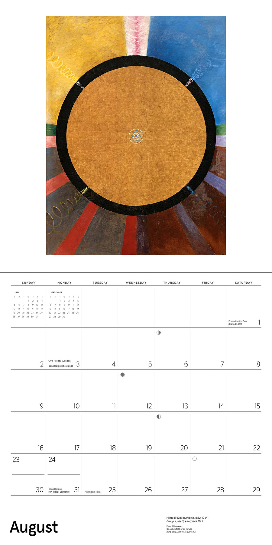 Hilma af Klint: Original Abstraction 2026 Wall Calendar
