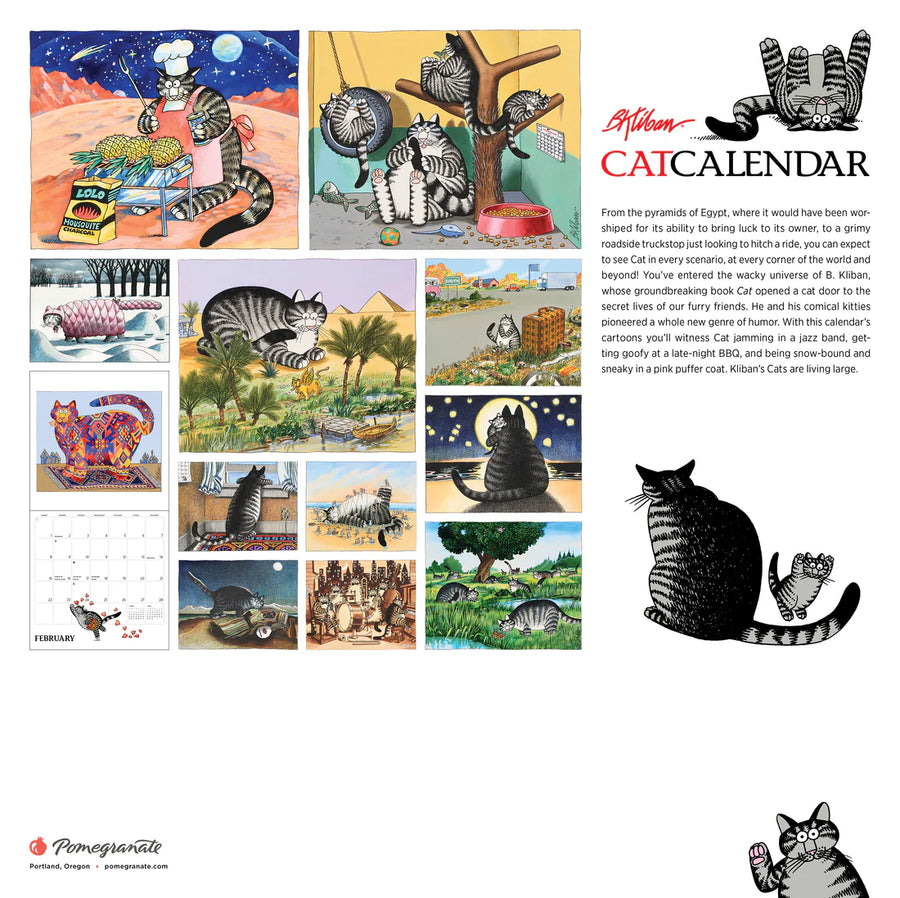 B. Kliban: CatCalendar 2026 Wall Calenda