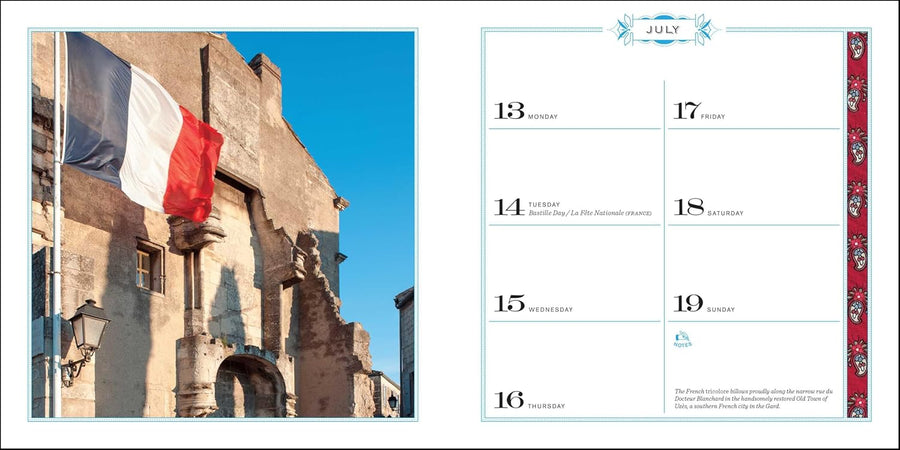 French Country Diary 12-MONTH 2026 Engagement Calendar