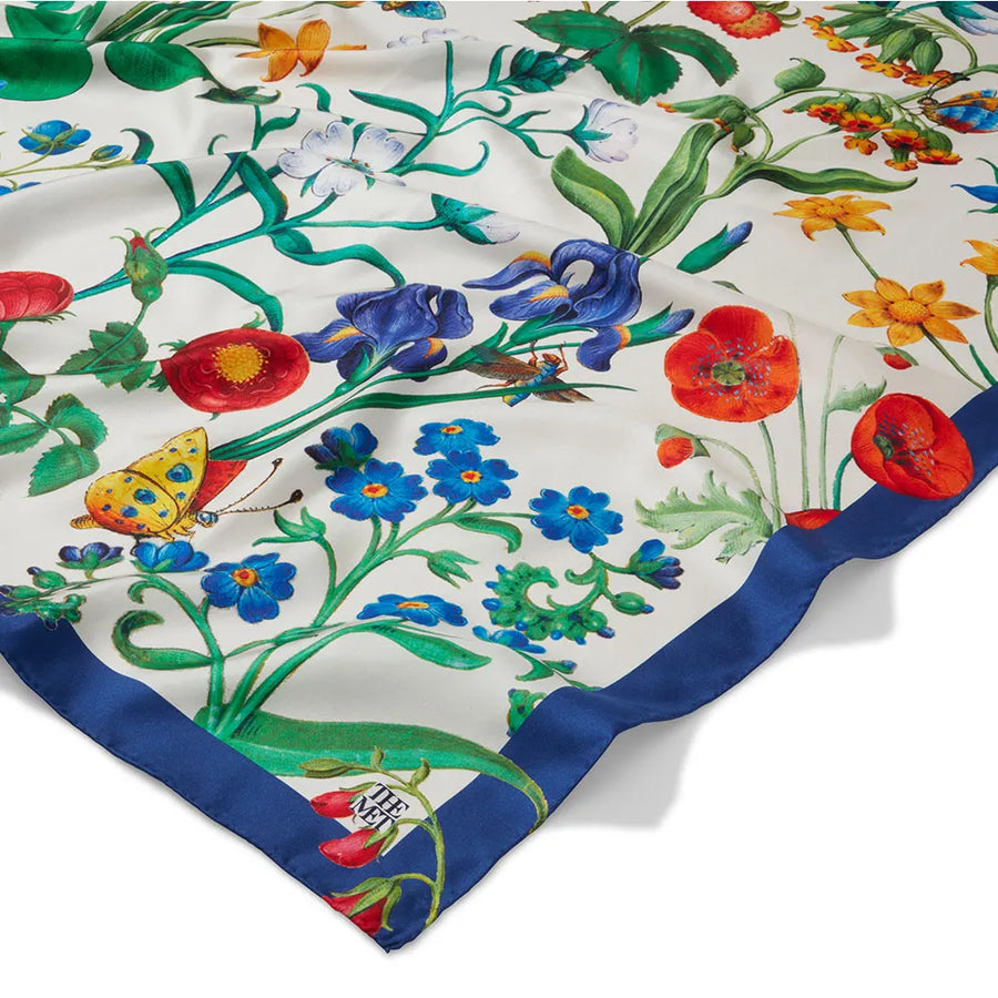 The Met Cloisters Garden Square Silk Scarf